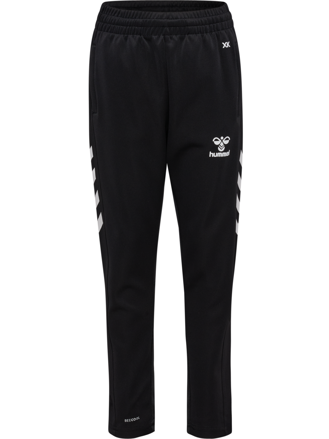 hmlCORE XK TRAINING POLY PANTS KIDS, BLACK/BLACK, packshot
