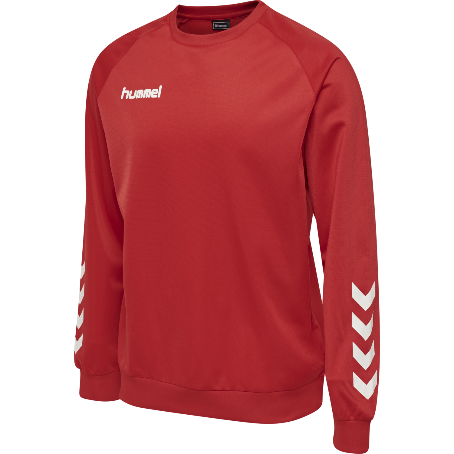 hmlPROMO KIDS POLY SWEATSHIRT, TRUE RED, packshot