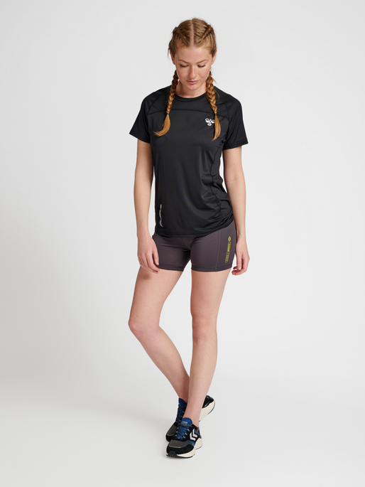 hmlGG12 TRAINING HW SHORT TIGHTS WO, FORGED IRON, model