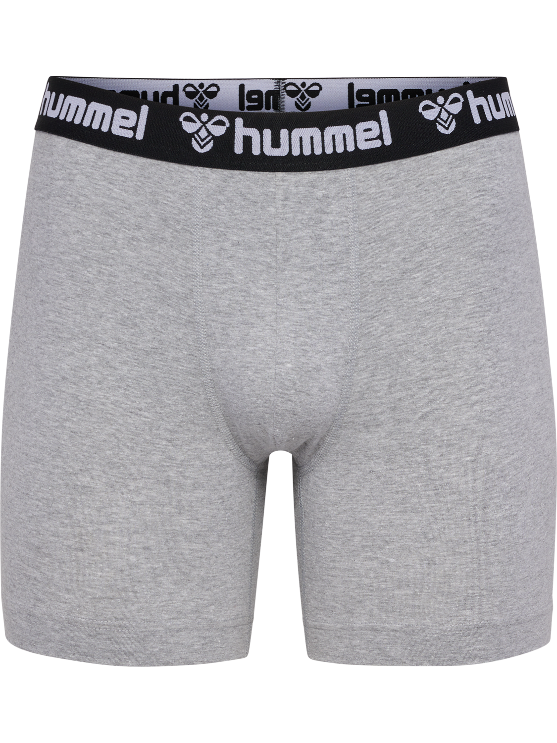 hmlBOXERS 2-PACK, GREY MELANGE, packshot