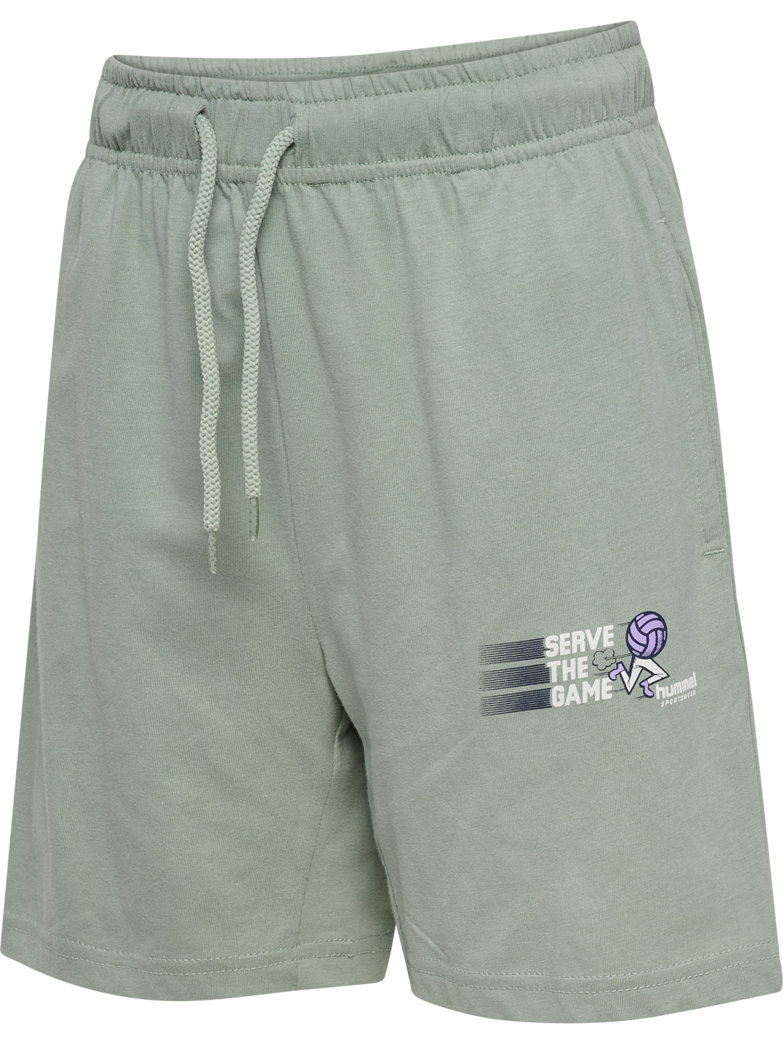 hmlJR LOOSE SET HS GRAPHIC, ICEBERG GREEN, packshot