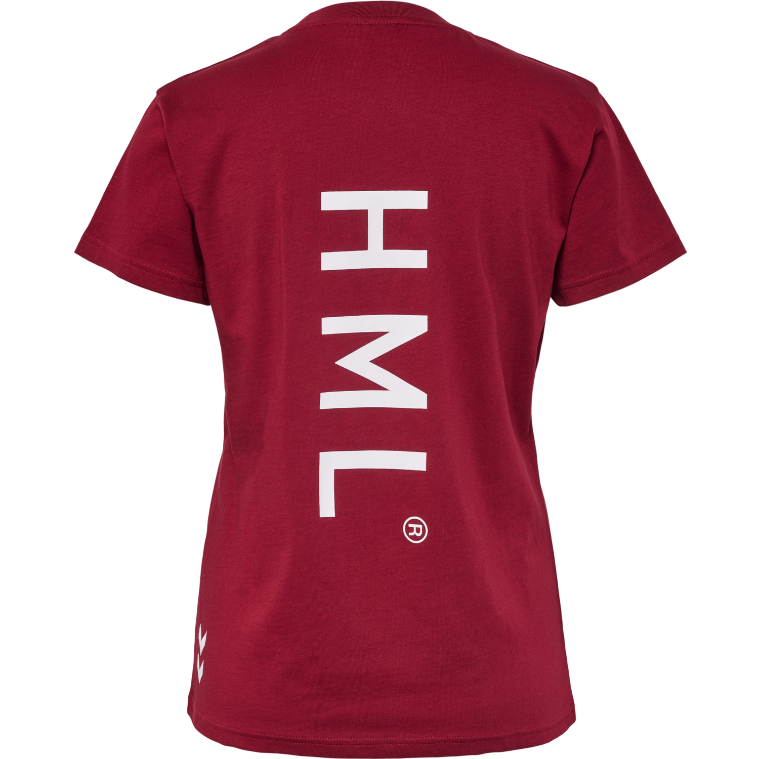 hmlCOURT COTTON T-SHIRT S/S WOMAN, RHUBARB, packshot