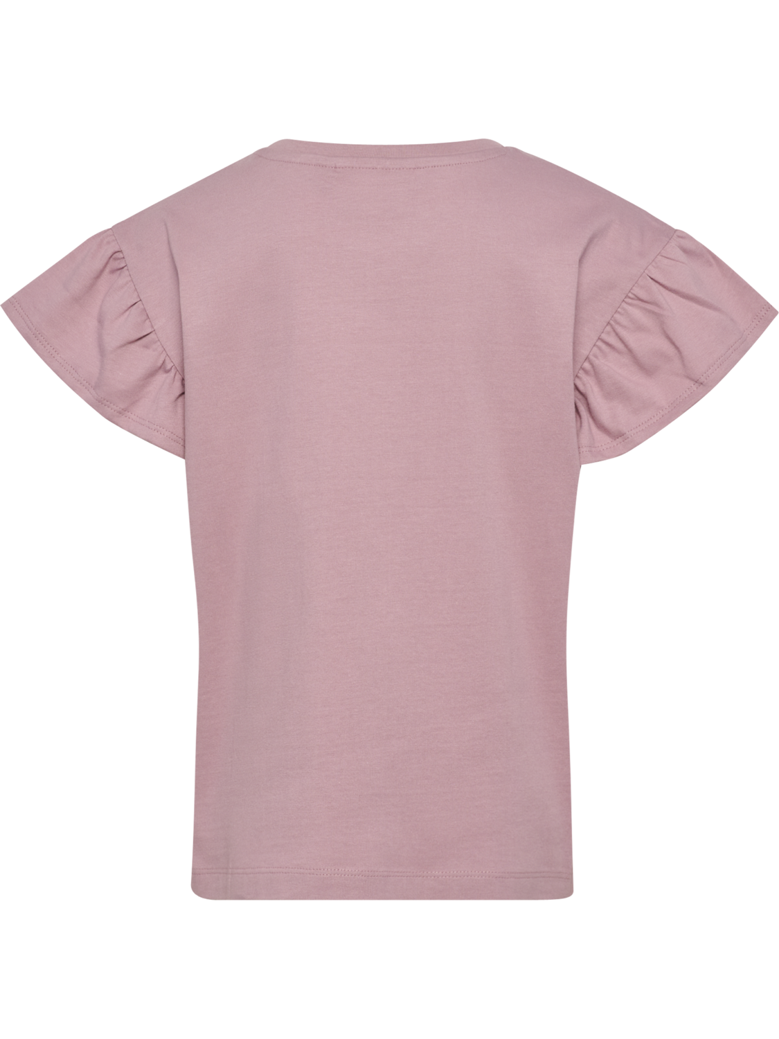 hmlJR RUFFLE T-SHIRT SS BIG BEE, SEA FOG, packshot