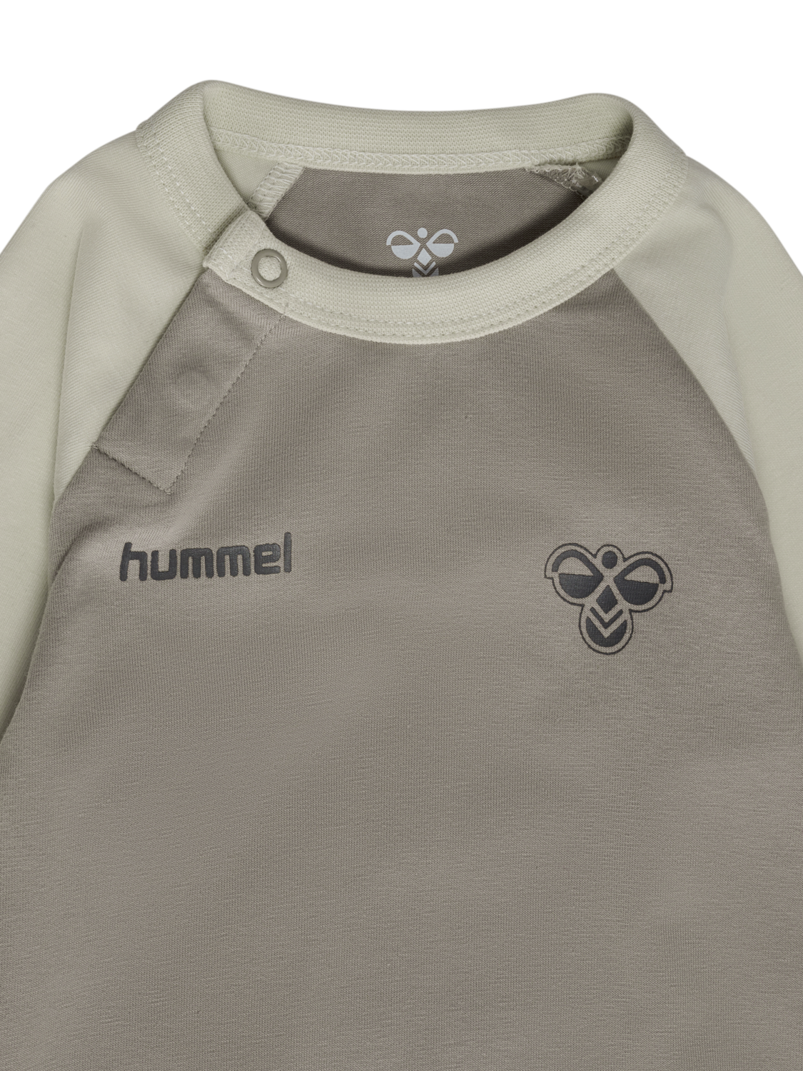 hmlMINI TRIPLE LOGO BODY L/S, VINTAGE KHAKI, packshot