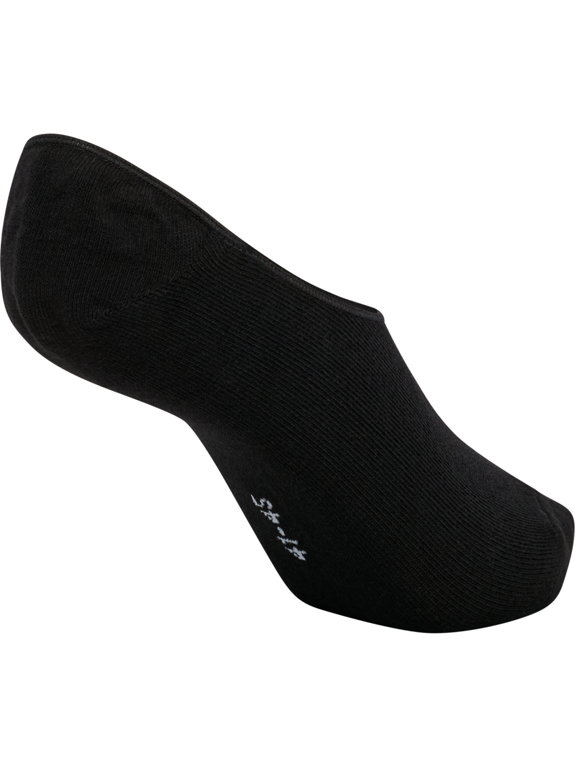 hml3 PACK BASIC NO-SHOW SOCK, BLACK, packshot