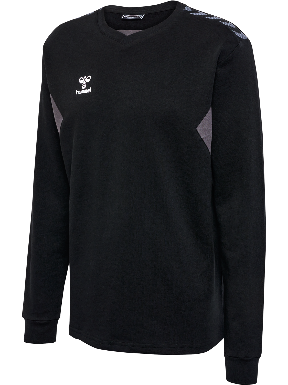 hmlAUTHENTIC CO TRAINING SWEAT, BLACK, packshot