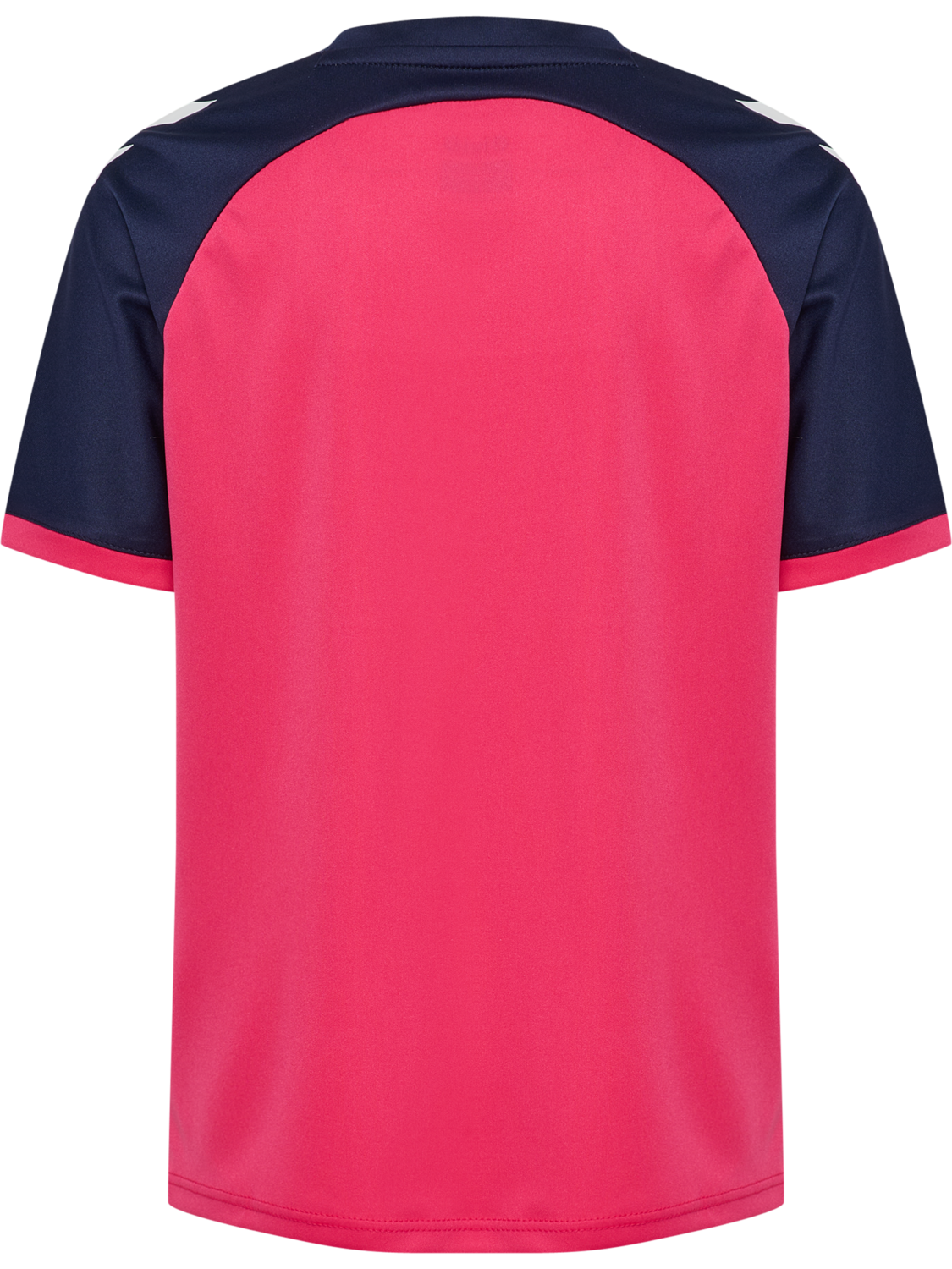 hmlMATCH LEAGUE JERSEY S/S KIDS, RASPBERRY SORBET/MARINE, packshot