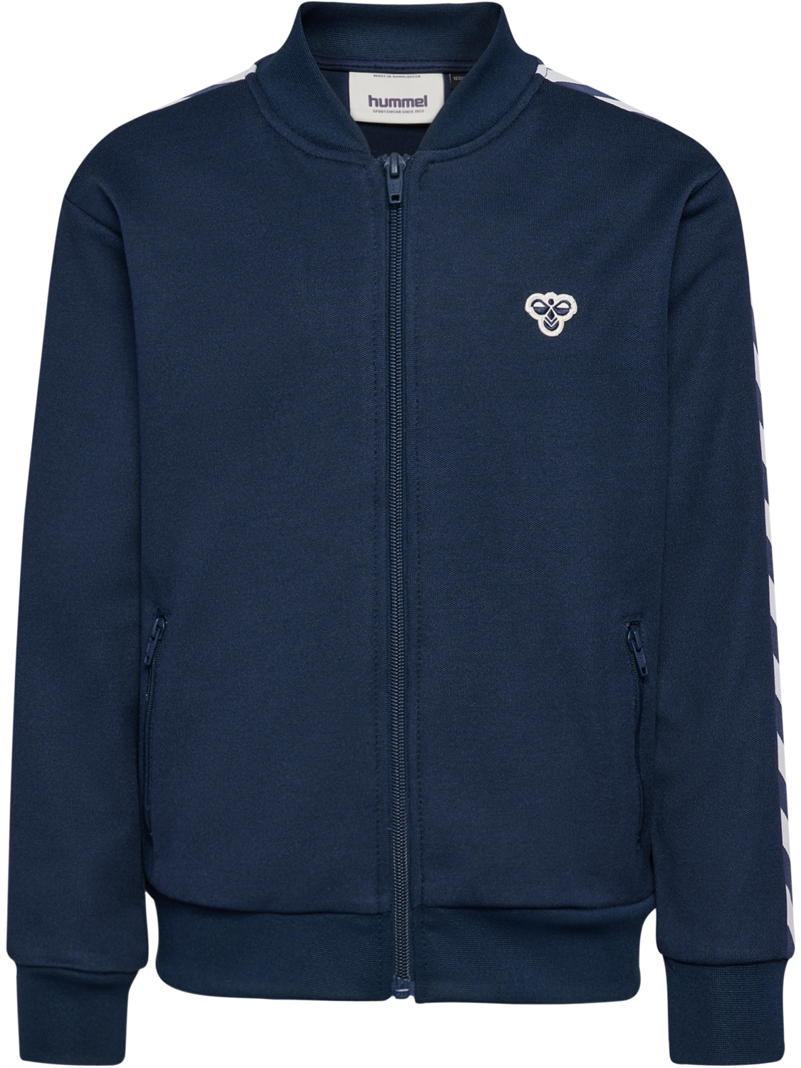 hmlJR ARCHIVE REG POLY ZIP JACKET, DRESS BLUES, packshot