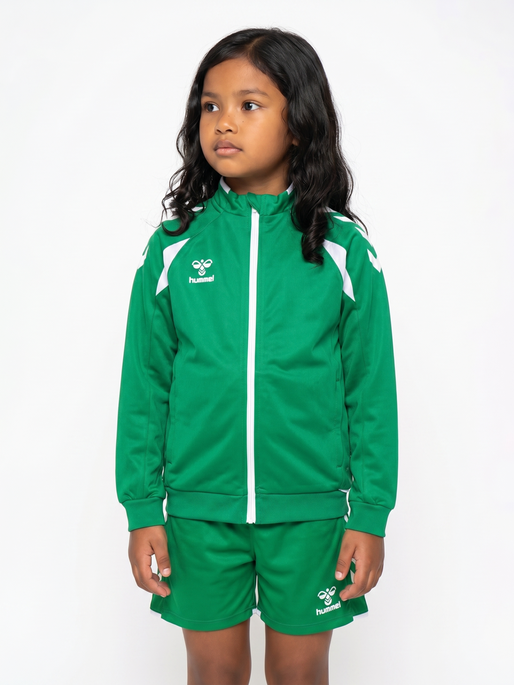 hmlCORE 2.0 TRACK ZIP JACKET KIDS, JELLY BEAN/WHITE, model