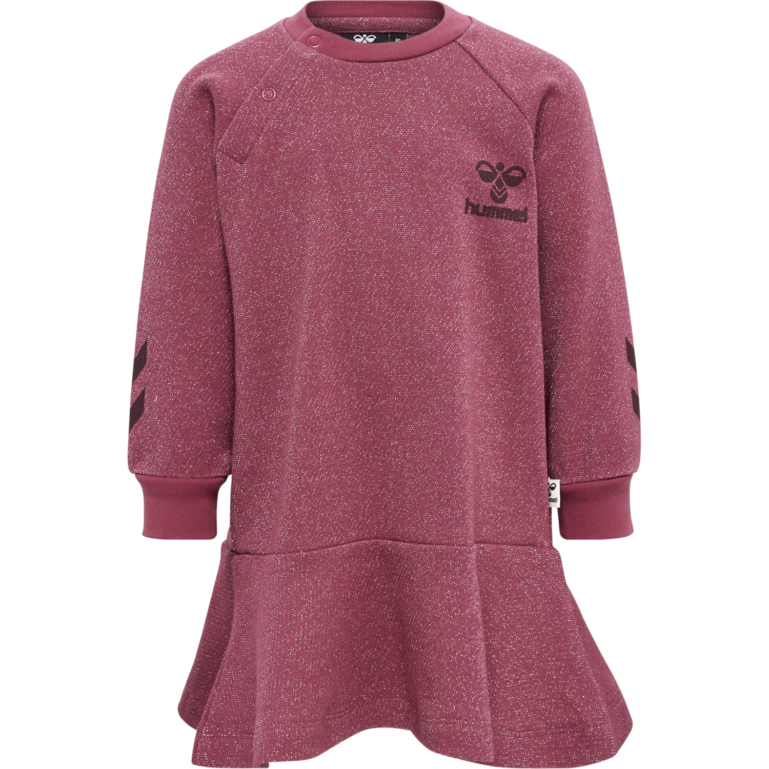 hmlSALLY DRESS L/S, EARTH RED, packshot