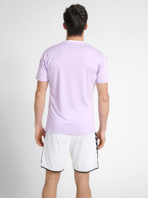 hmlAUTHENTIC POLY JERSEY S/S, LAVENDULA, model