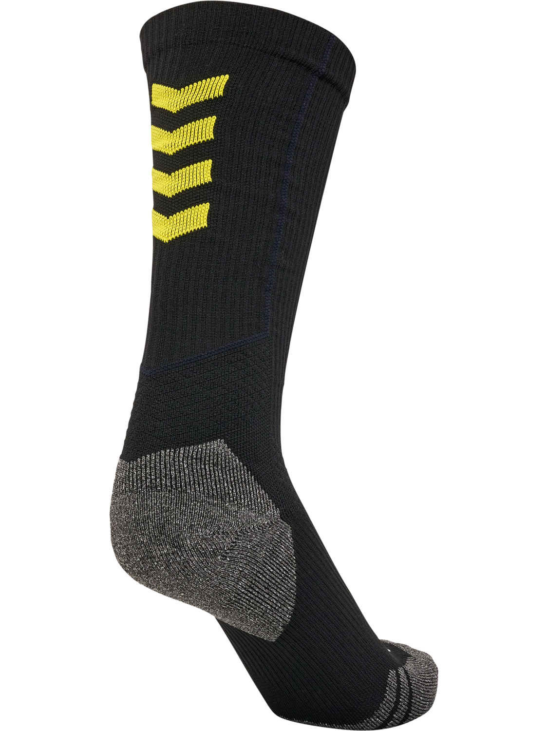 hmlPRO TRAINING SOCKS HIGH, BLACK/BLAZING YELLOW, packshot