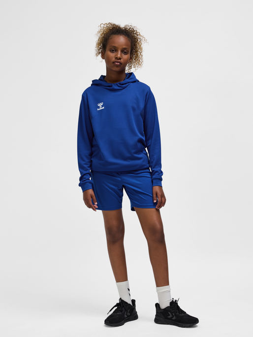 hmlAUTHENTIC PL HOODIE KIDS, TRUE BLUE, model