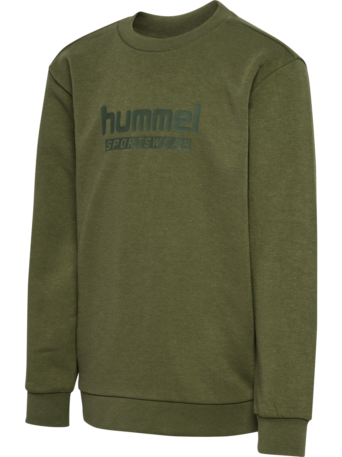 hmlJR BASE SWEATSHIRT, WINTER MOSS, packshot