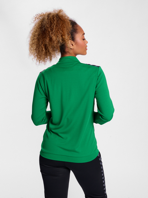 hmlAUTHENTIC PL ZIP JACKET WOMAN, JELLY BEAN, model