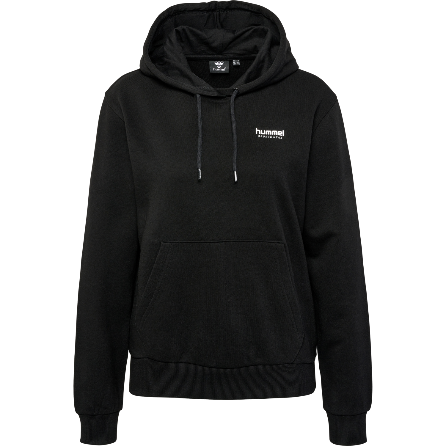 hmlLGC SHAI HOODIE, BLACK, packshot