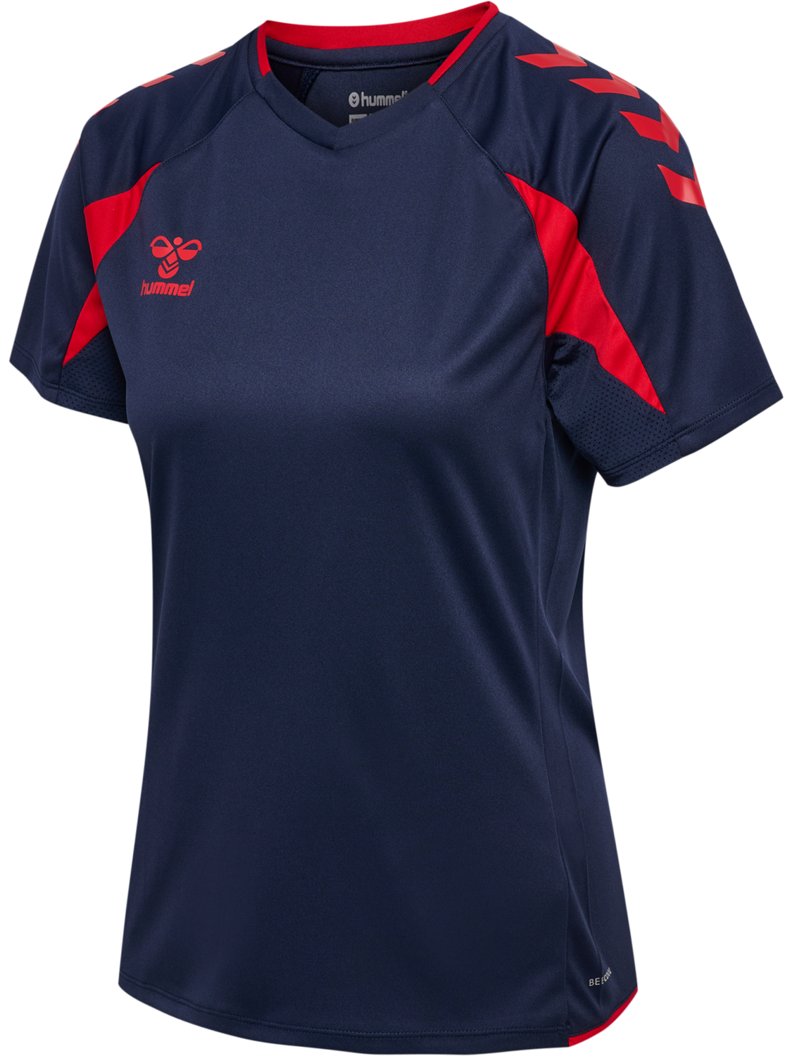 hmlCORE 2.0 JERSEY S/S WOMAN, MARINE/TRUE RED, packshot