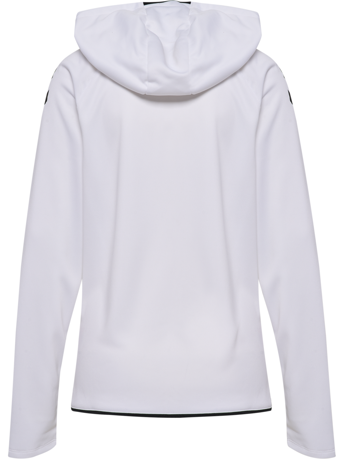 hmlCORE 2.0 ZIP HOODIE WOMAN, WHITE/BLACK, packshot