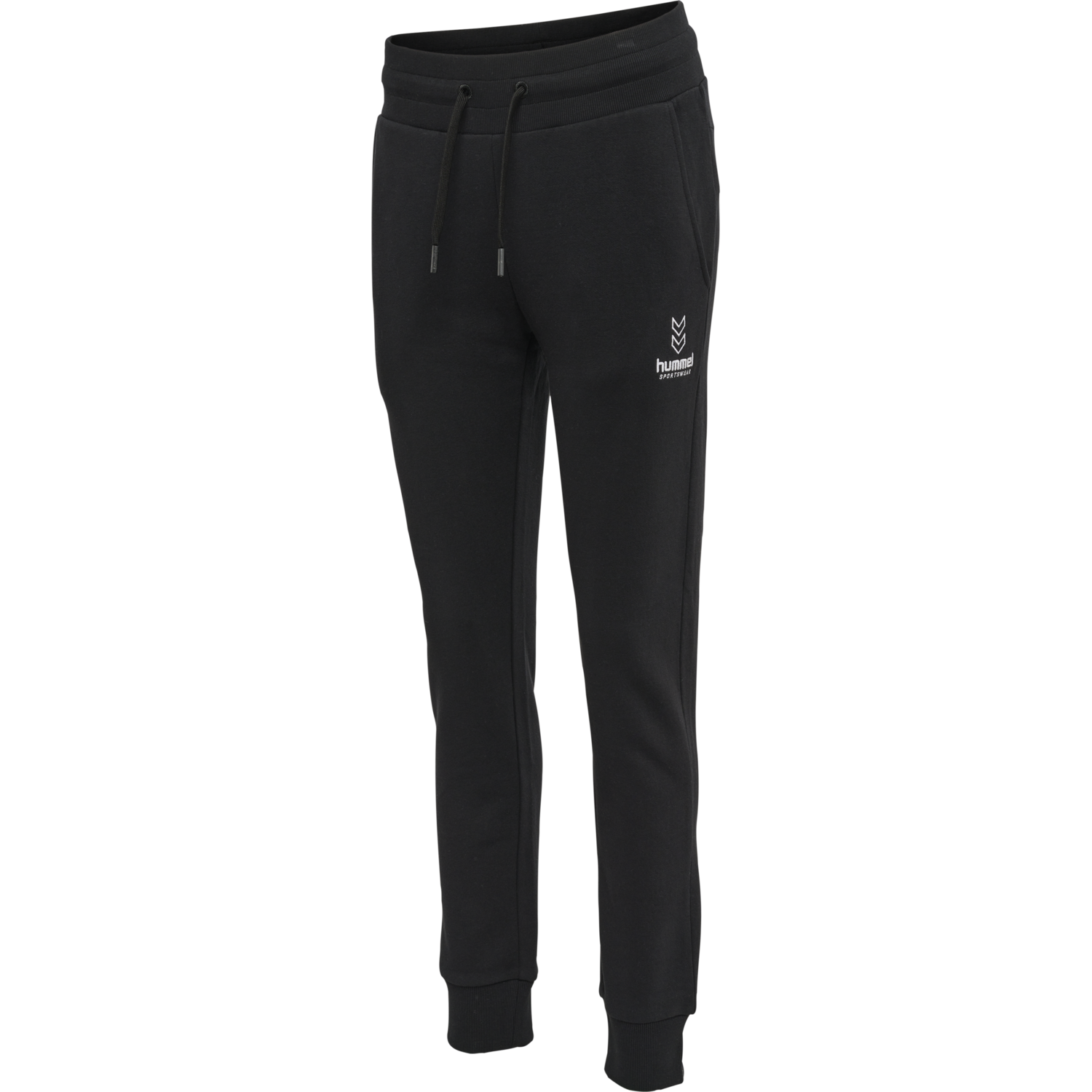 hmlOLIVIA REGULAR PANTS, BLACK, packshot