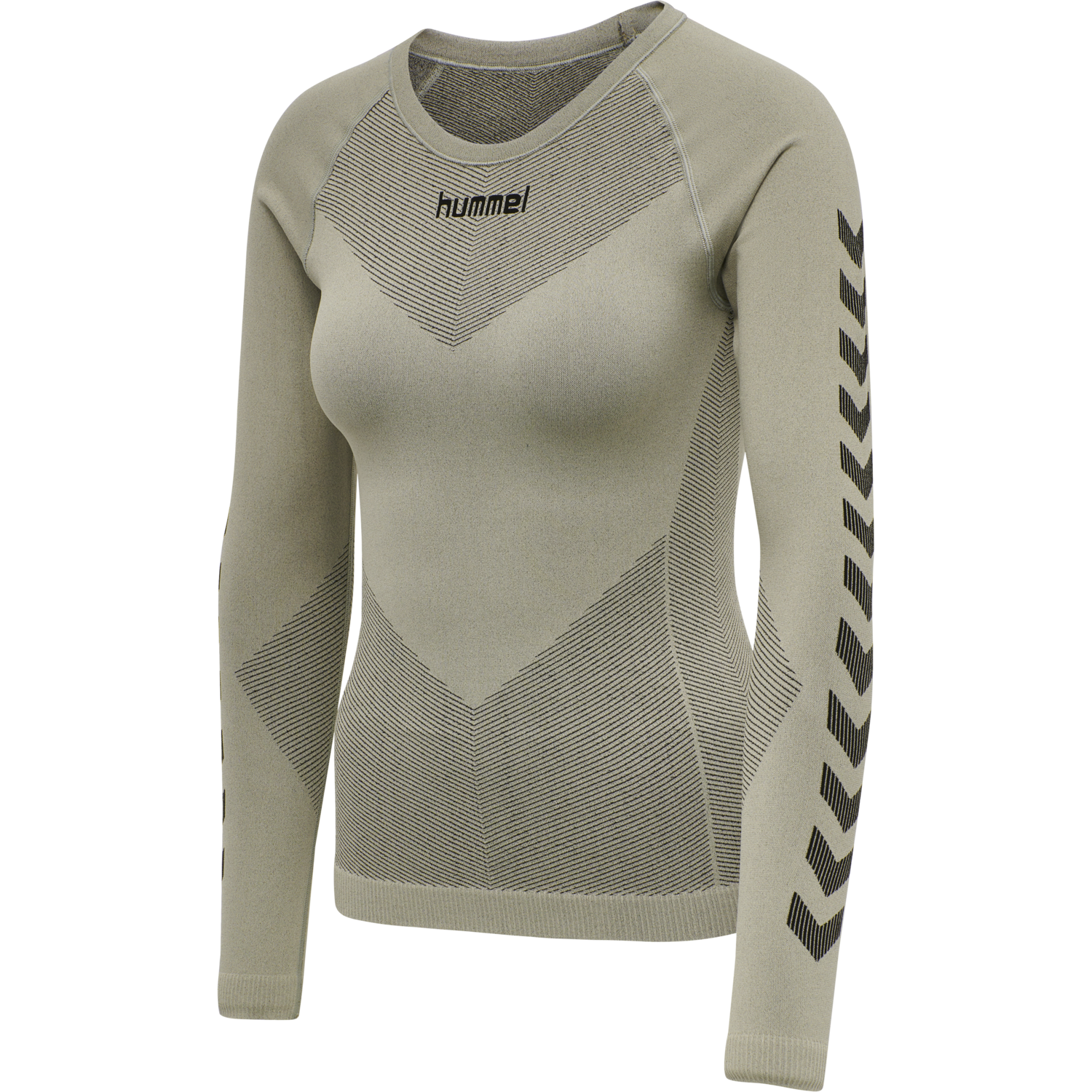 HUMMEL FIRST SEAMLESS JERSEY L/S W, LONDON FOG, packshot