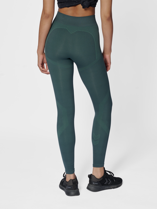 hmlMT POWER SEAMLESS MW TIGHTS, GREEN GABLES, model