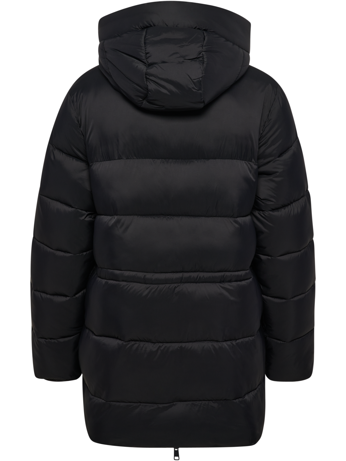 hmlMID LENGHT W PUFFER JACKET, BLACK, packshot
