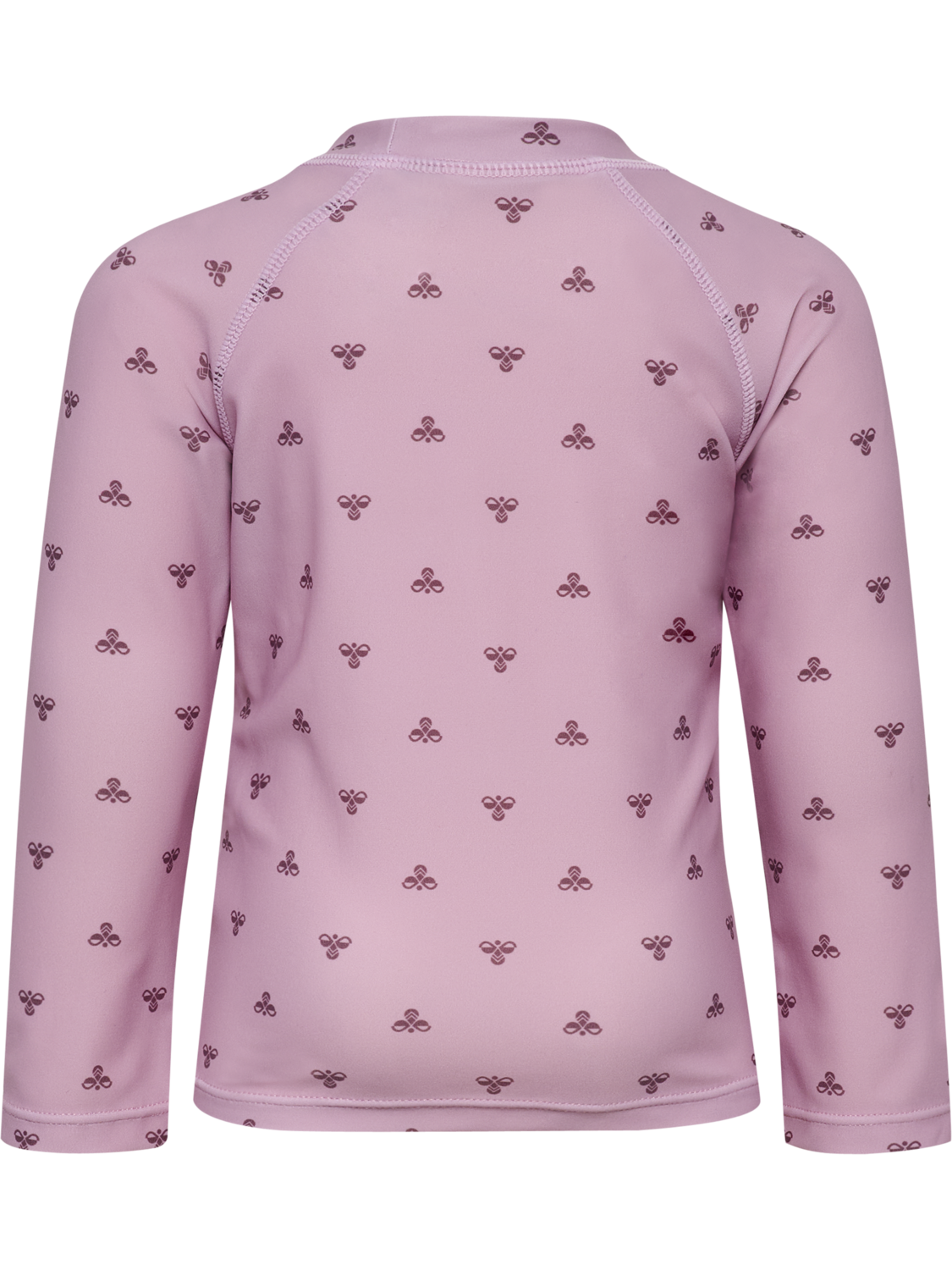 hmlMINI BEE AOP SWIM T-SHIRT L/S, MAUVE SHADOW, packshot