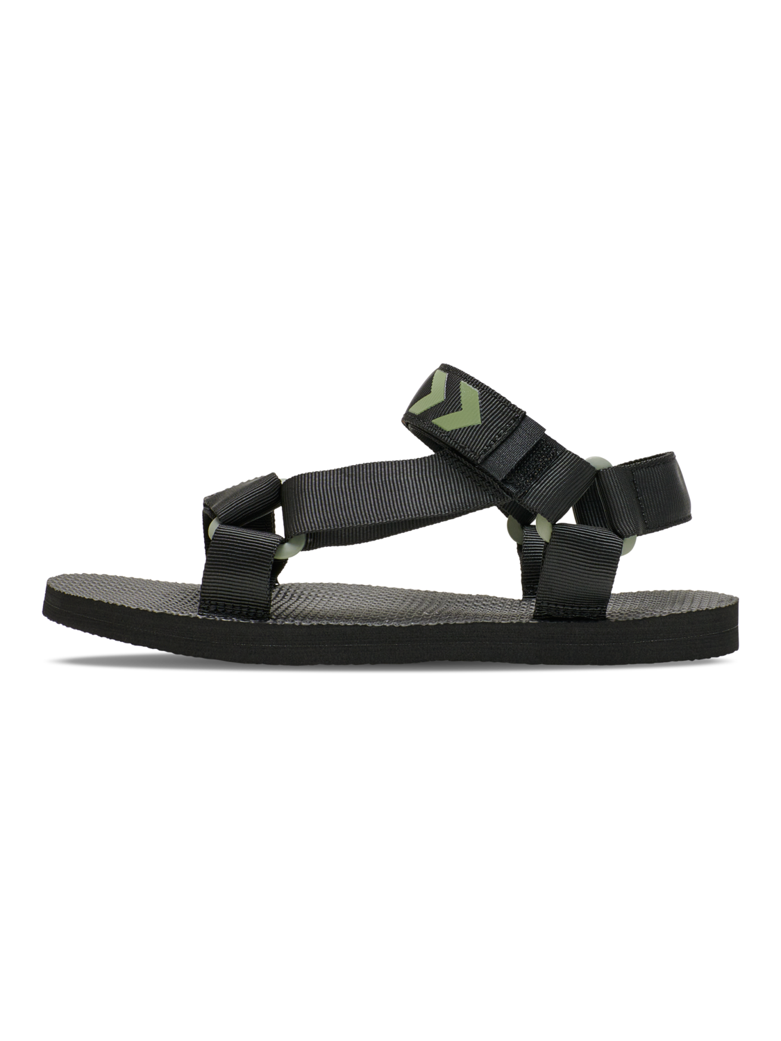 STRAP SANDAL, BLACK, packshot