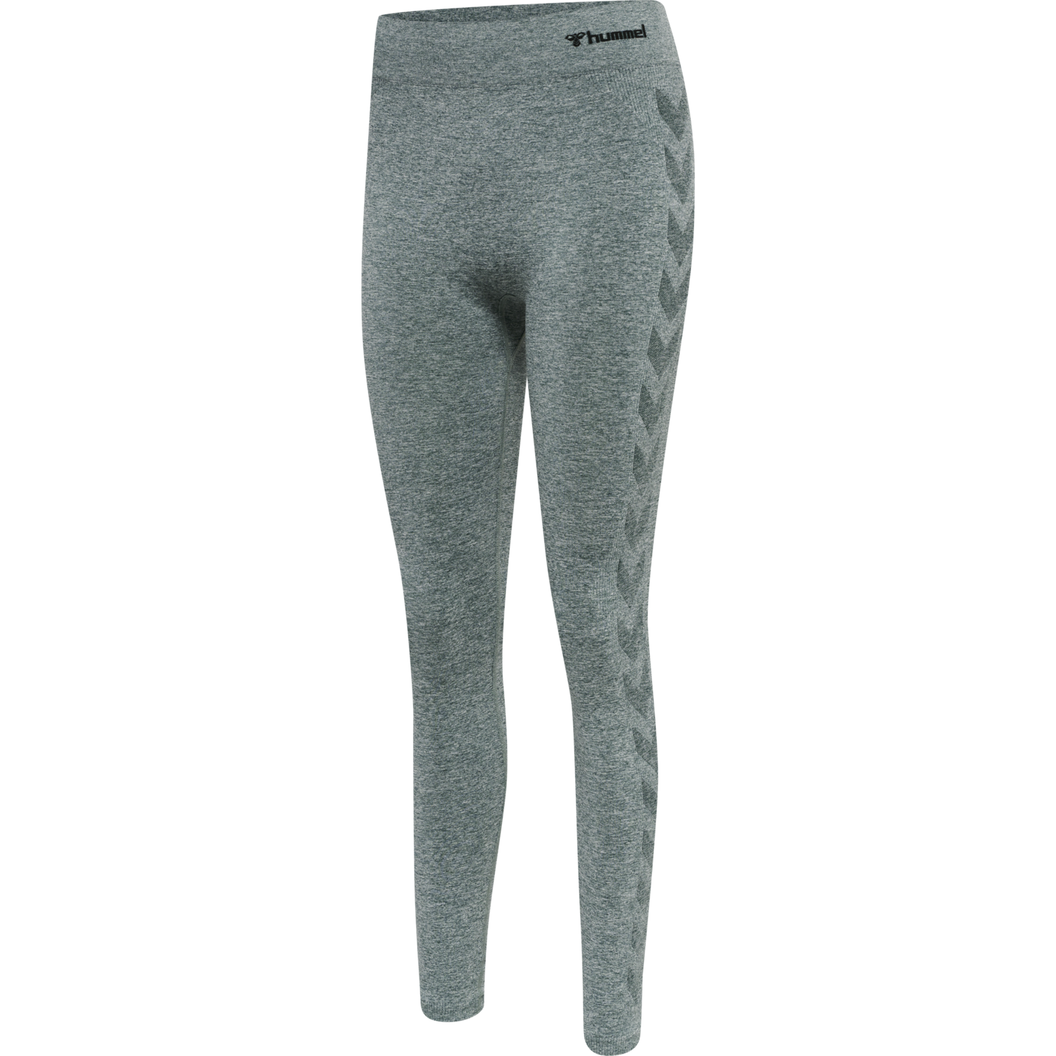 hmlCI SEAMLESS MID WAIST TIGHTS, DARKEST SPRUCE MELANGE, packshot