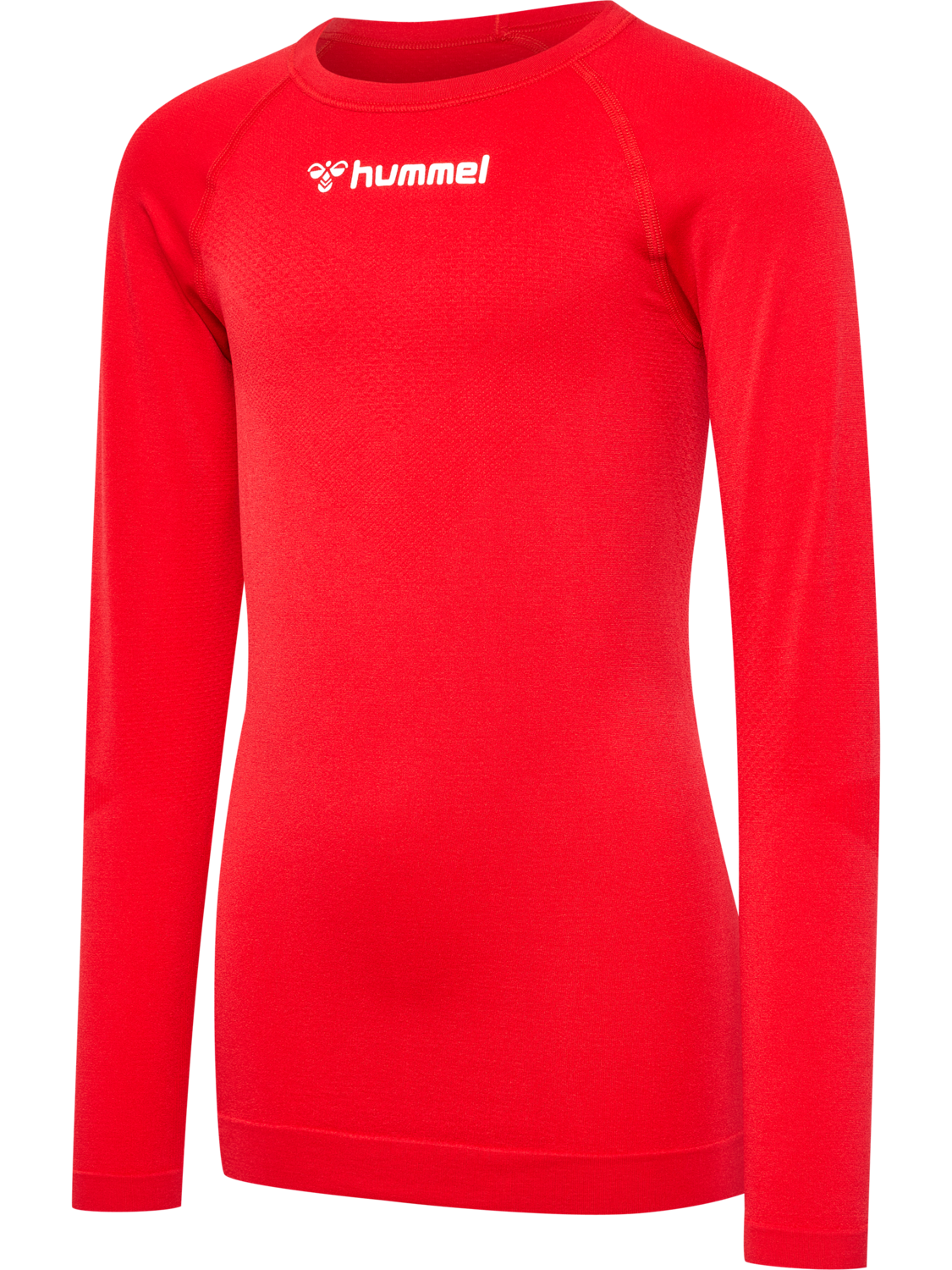 hmlBL COMFORT 2.0 TEE L/S KIDS, TRUE RED, packshot