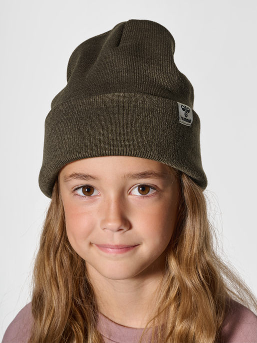 hmlPARK BEANIE, MAJOR BROWN, model