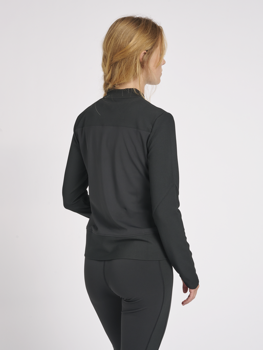 hmlJADA ZIP JACKET, BLACK, model