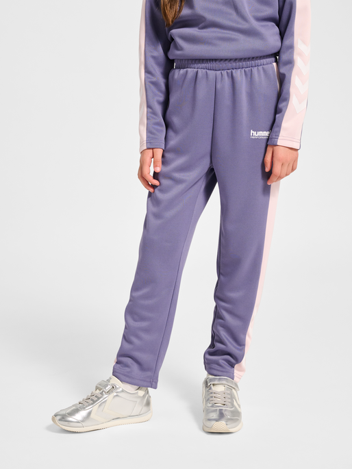 hmlJR GOAL PANTS, HERON, model