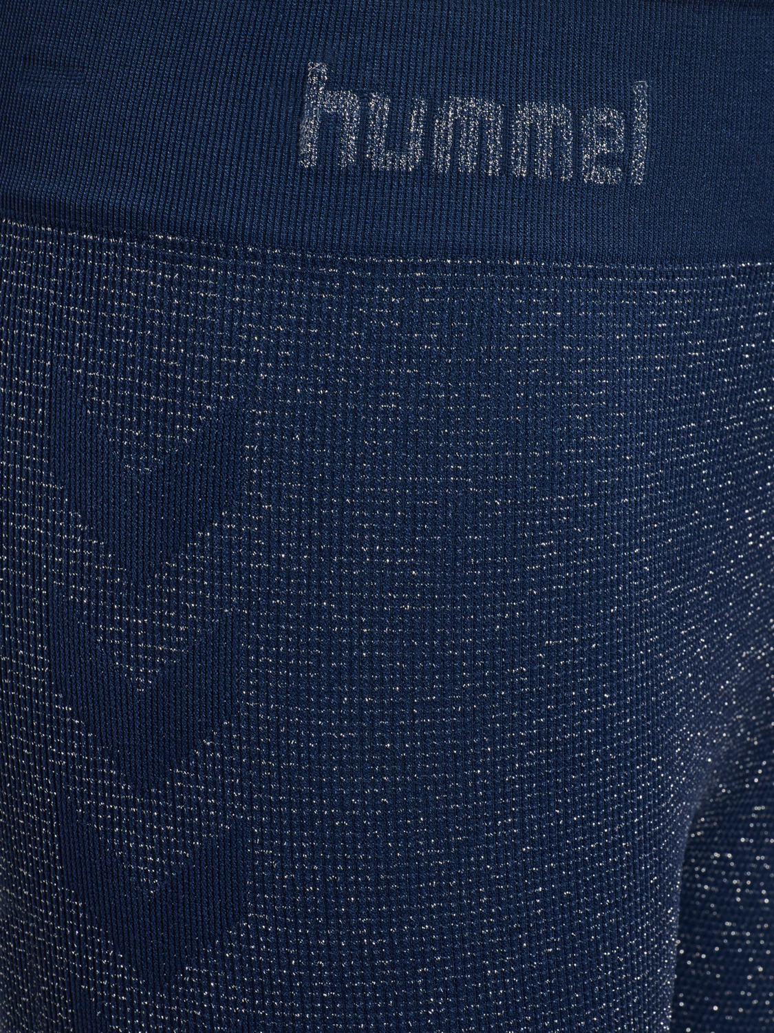 hmlJR SEAMLESS GLITTER TIGHTS, DRESS BLUES, packshot