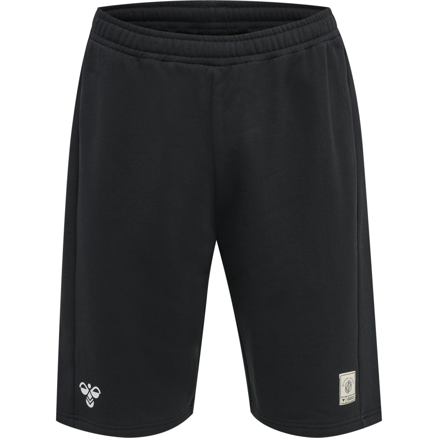 hmlGG12 SWEAT SHORTS, BLACK, packshot
