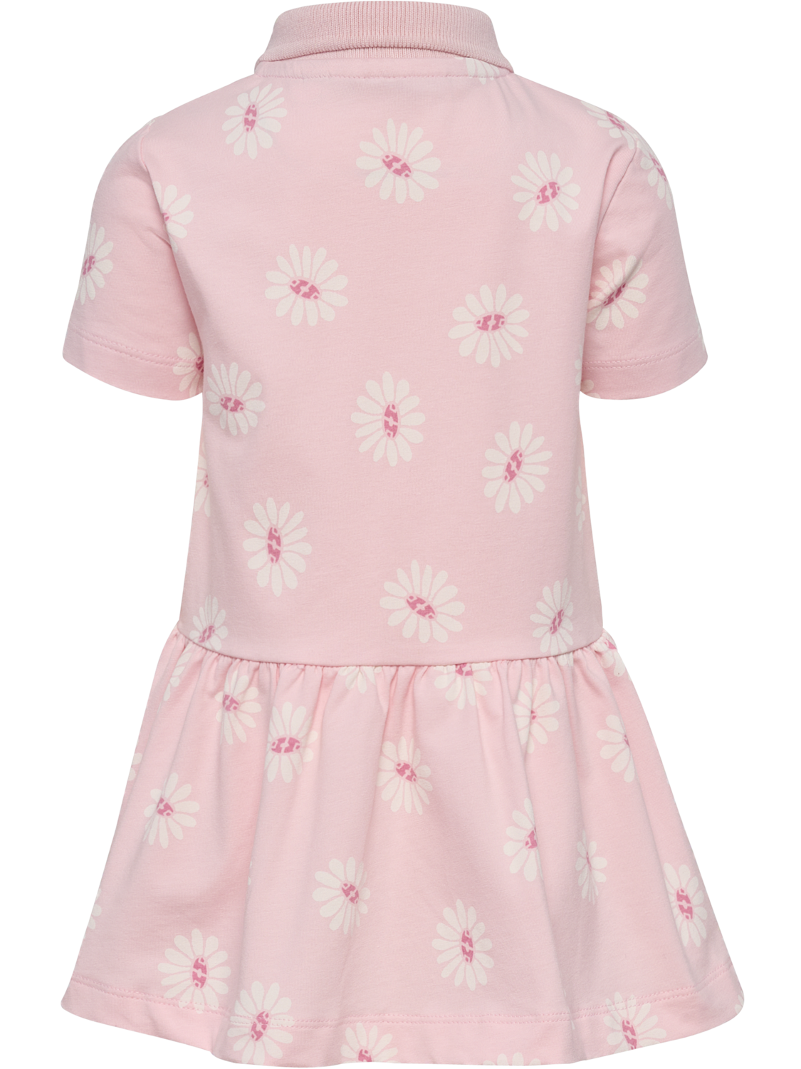 hmlMINI REG FLOWER POLO DRESS S/S, PALE LILAC, packshot