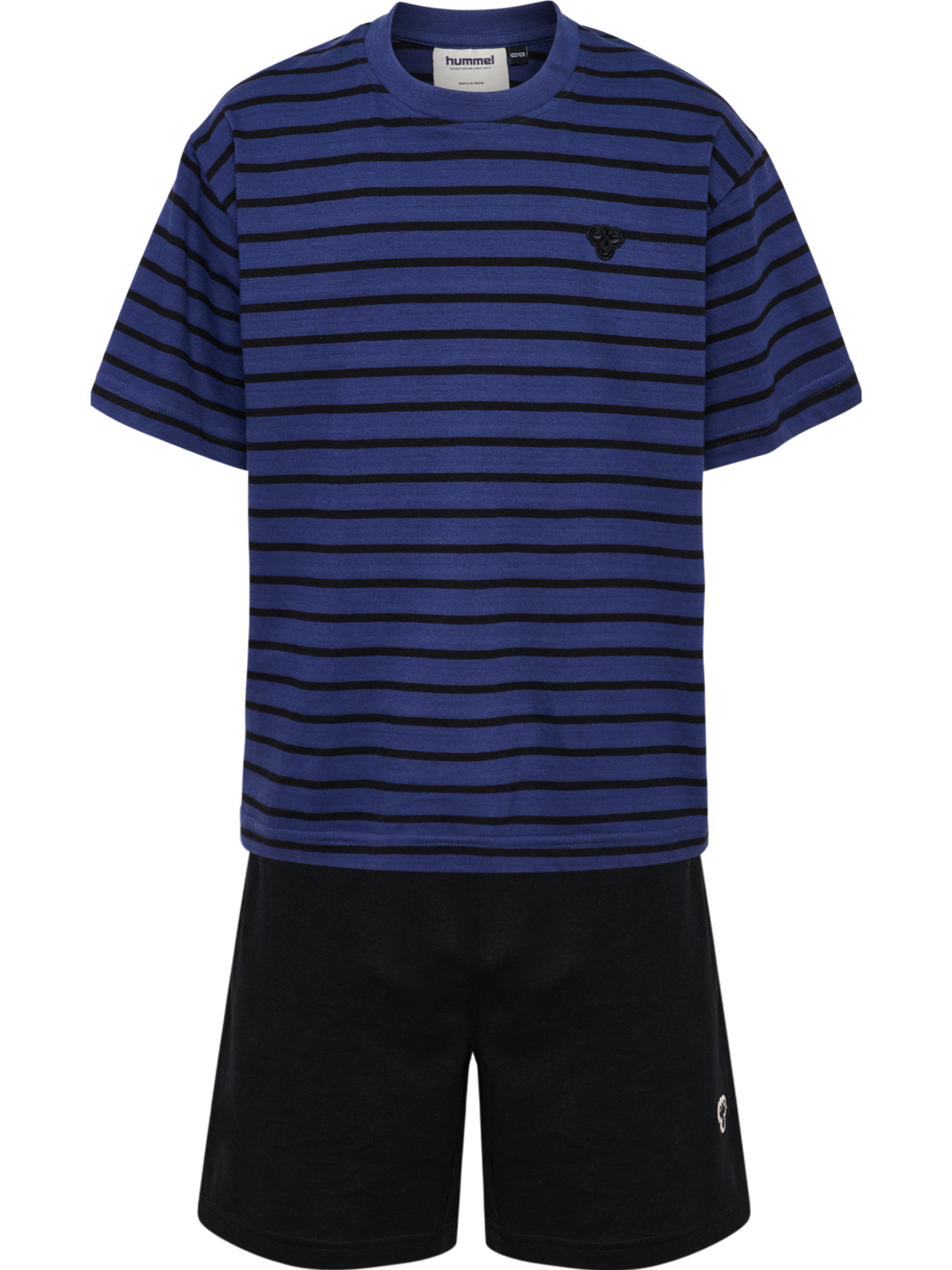 hmlJR LOOSE STRIPED SET BEE, DEEP COBALT, packshot