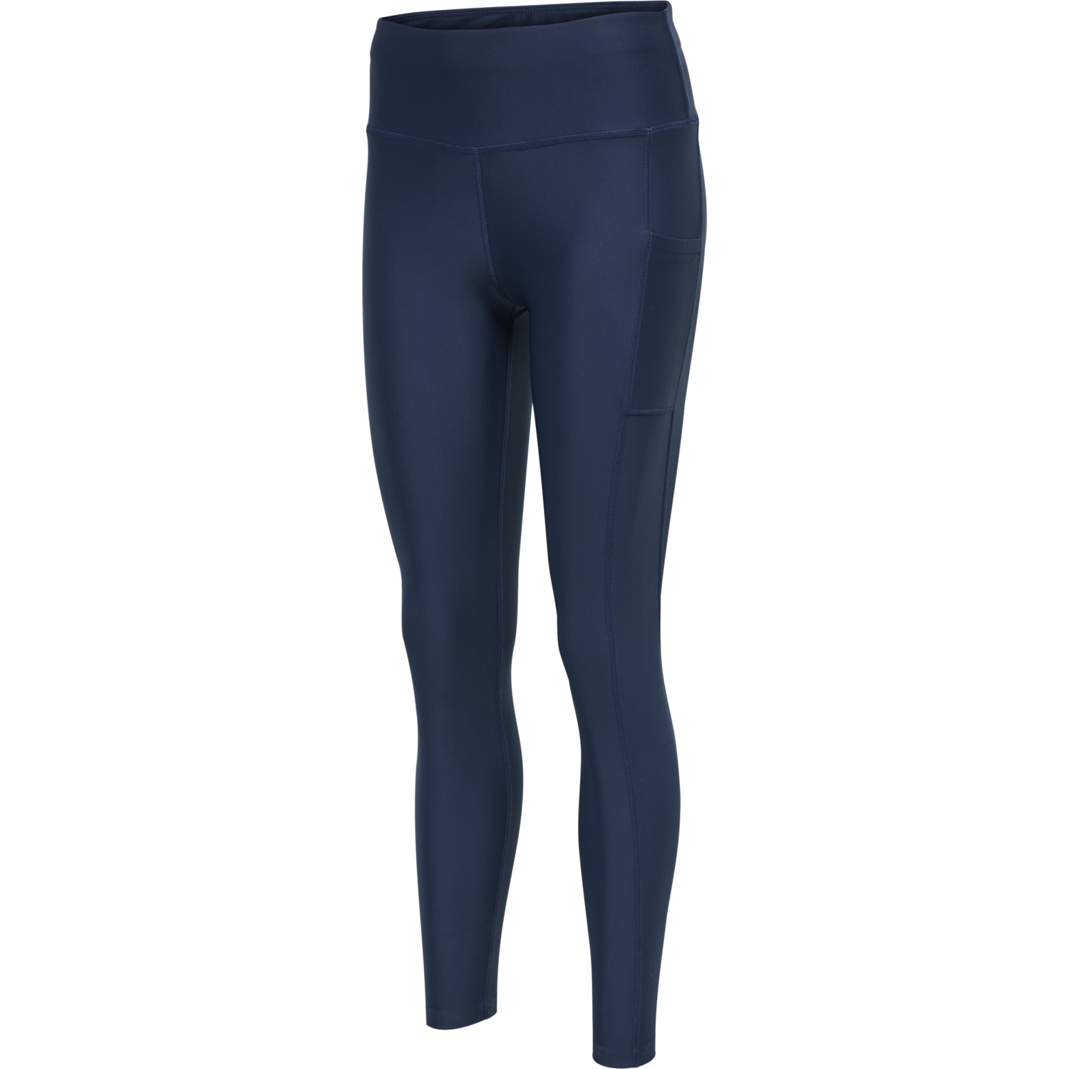 hmlTE TOLA HIGH WAIST TIGHTS, INSIGNIA BLUE, packshot