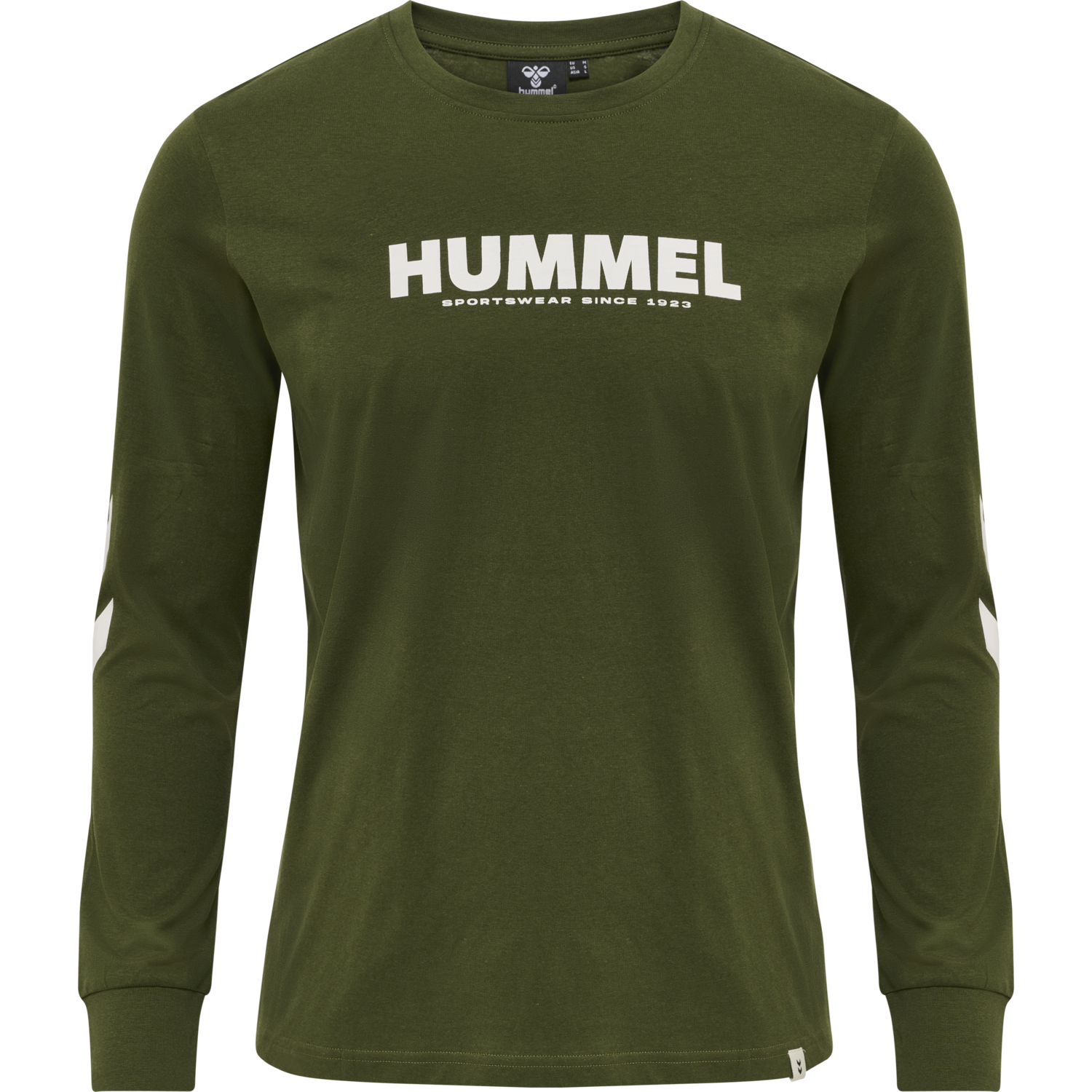 hmlLEGACY T-SHIRT L/S, RIFLE GREEN, packshot
