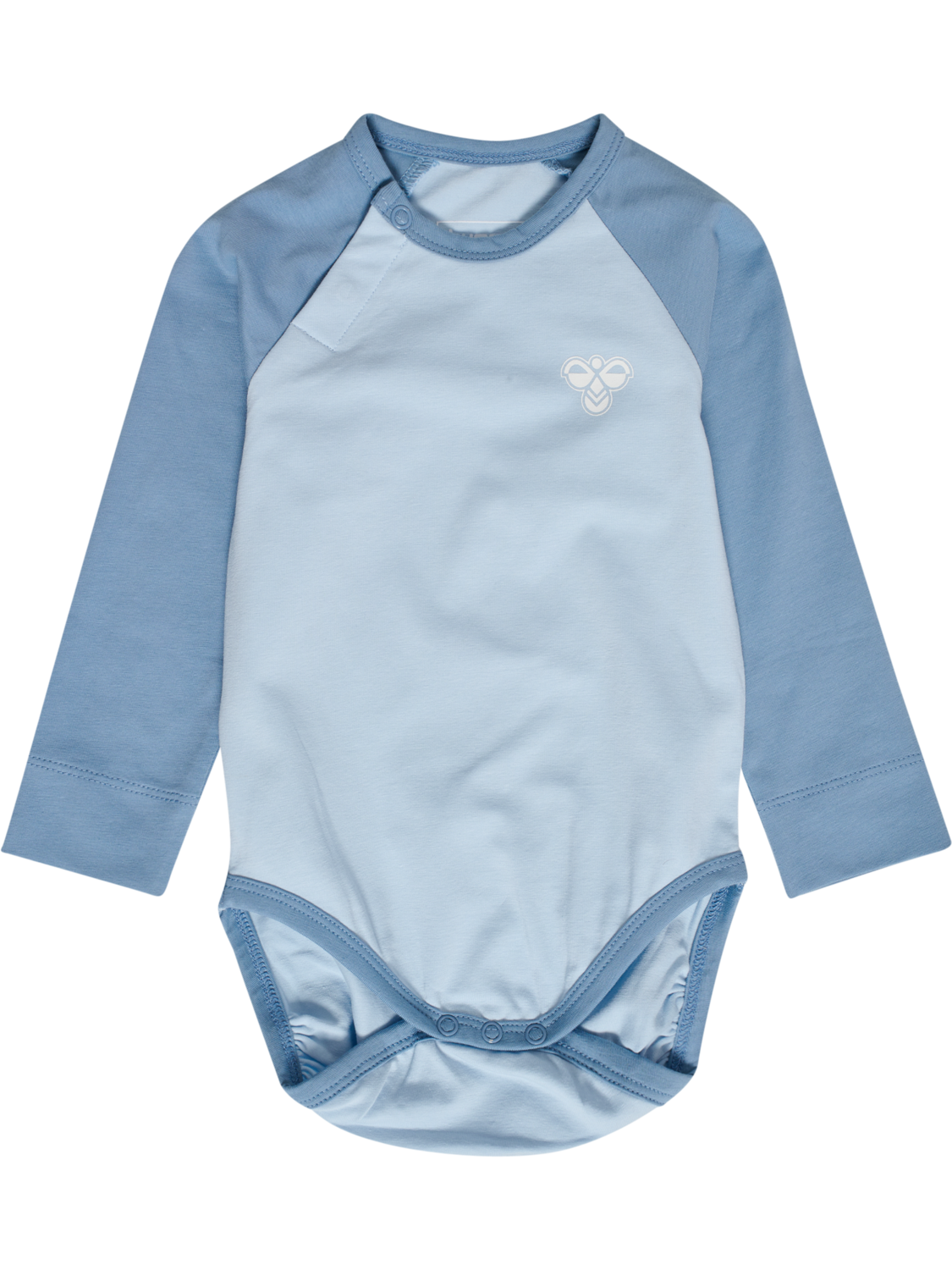 hmlMINI RAGLAN BODY L/S BEE, FADED DENIM, packshot