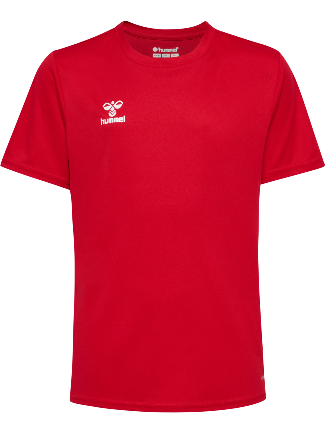 hmlESSENTIAL JERSEY S/S KIDS, TRUE RED, packshot