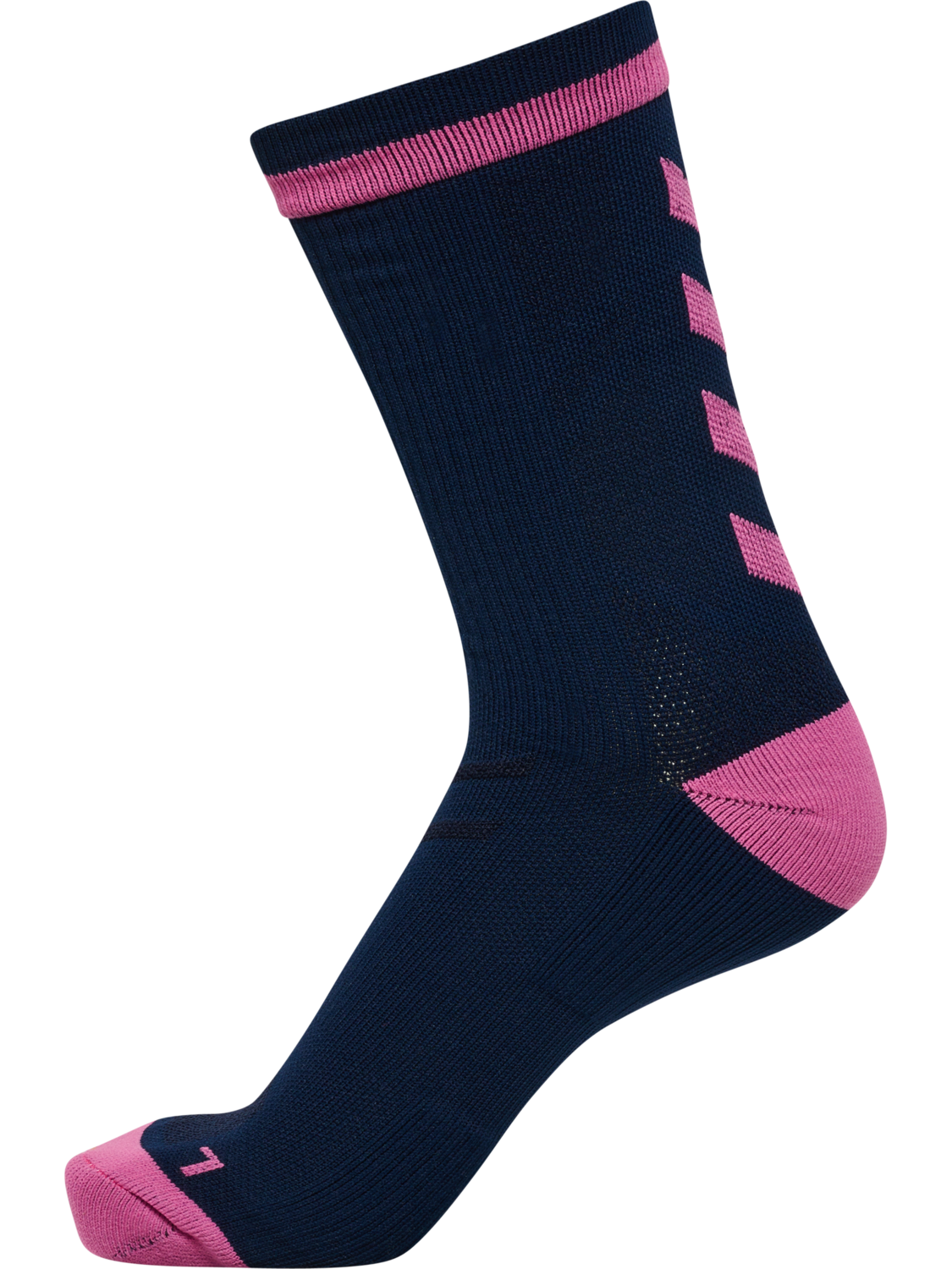 ELITE INDOOR SOCK LOW PA, BLACK IRIS/SUGAR PLUM, packshot