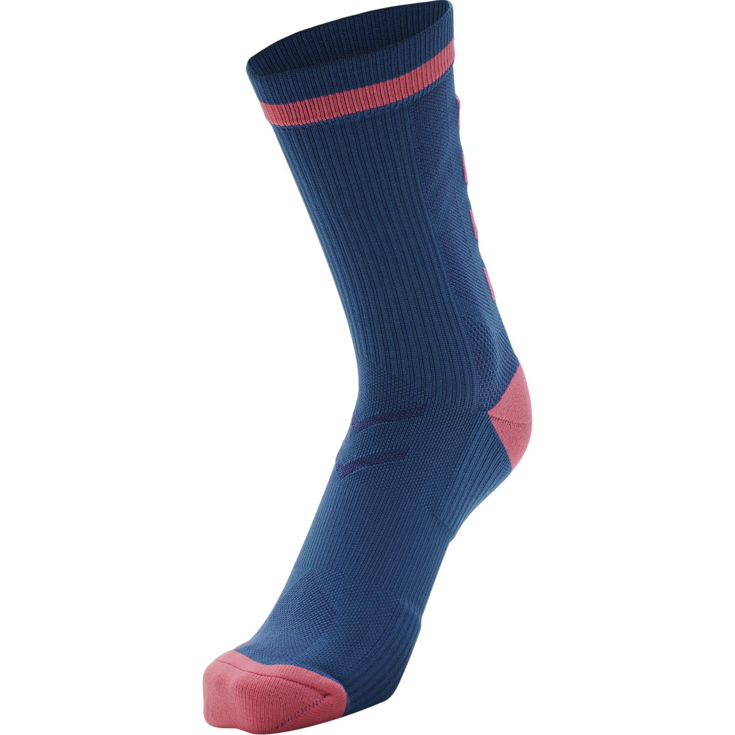 ELITE INDOOR SOCK LOW PA, BLUE CORAL/TEA ROSE, packshot