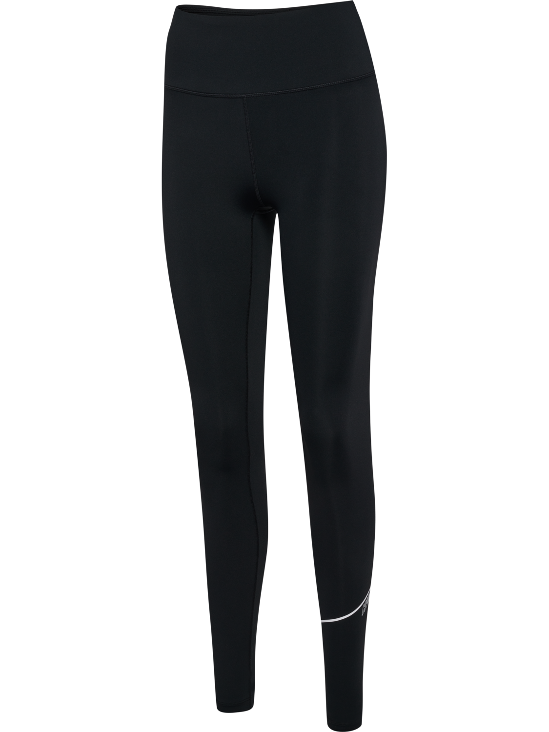 hmlCOURT MID WAIST POCKET TIGHTS W, BLACK, packshot