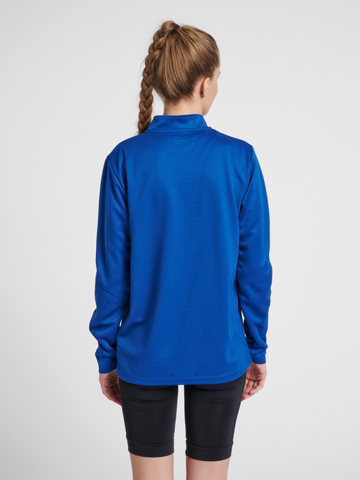 hmlAUTHENTIC HALF ZIP SWEATSHIRT WO, TRUE BLUE, model