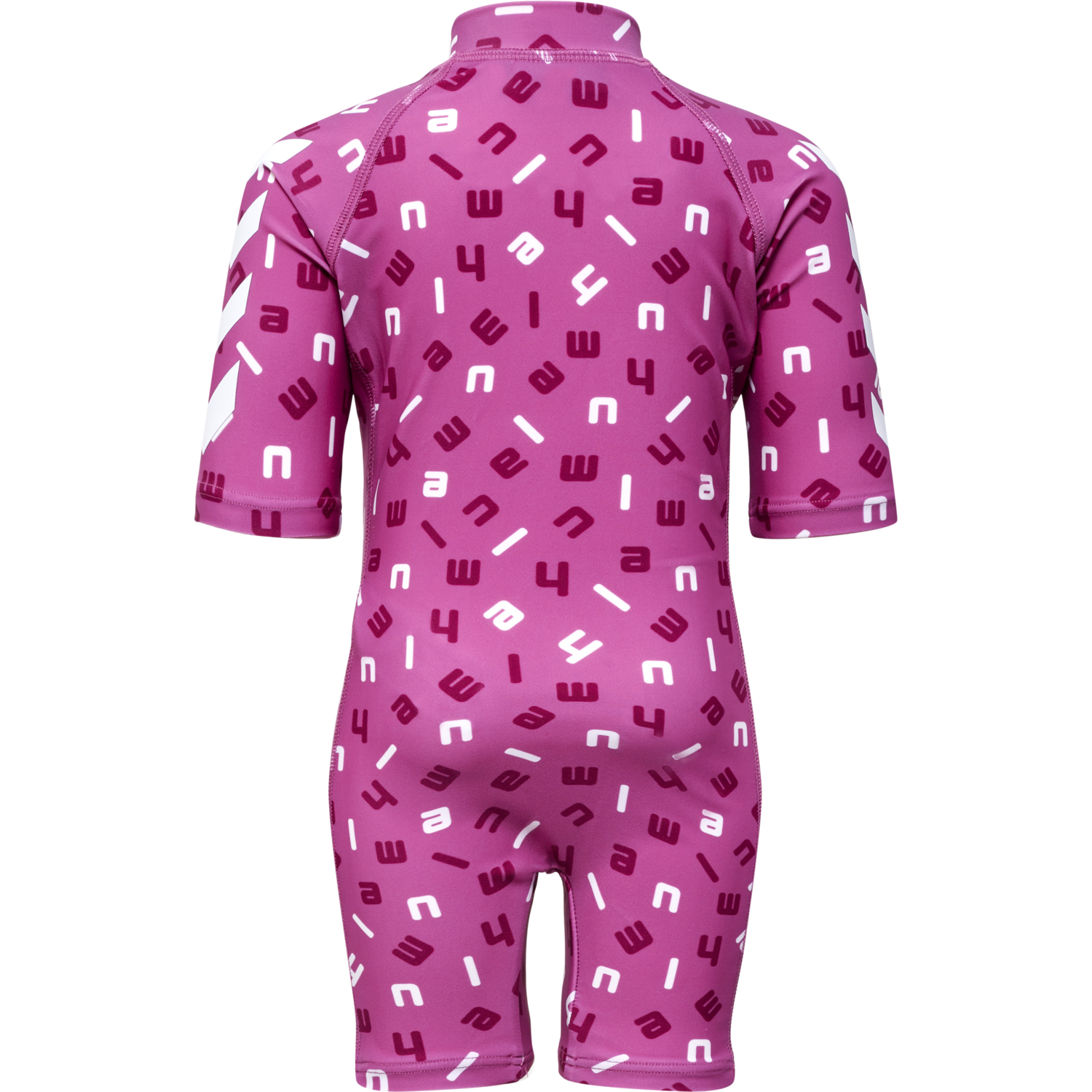 hmlBEACH SWIM SUIT, RED VIOLET/BRIGHT WHITE, packshot