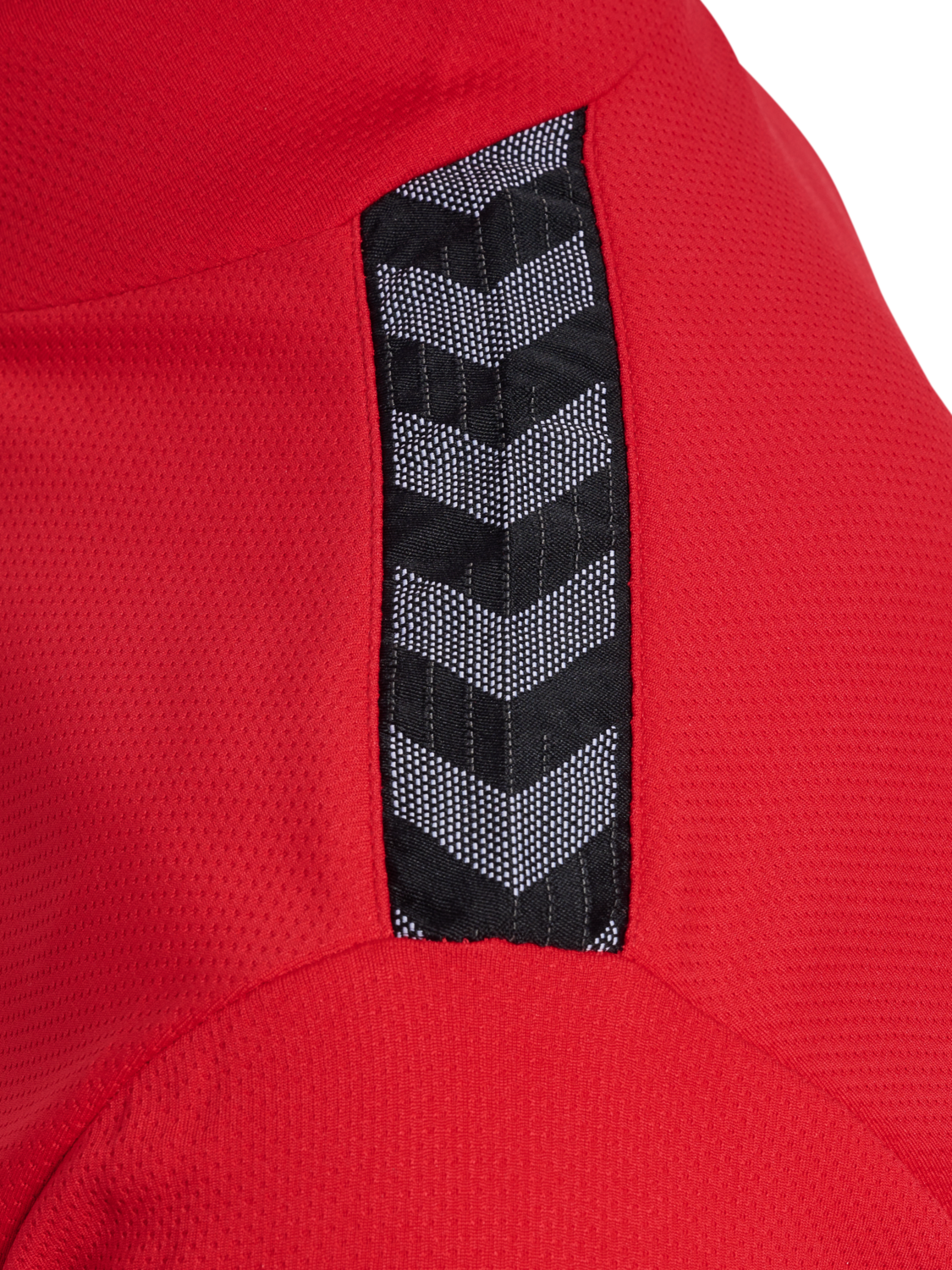 hmlAUTHENTIC HALF ZIP SWEAT, TRUE RED, packshot