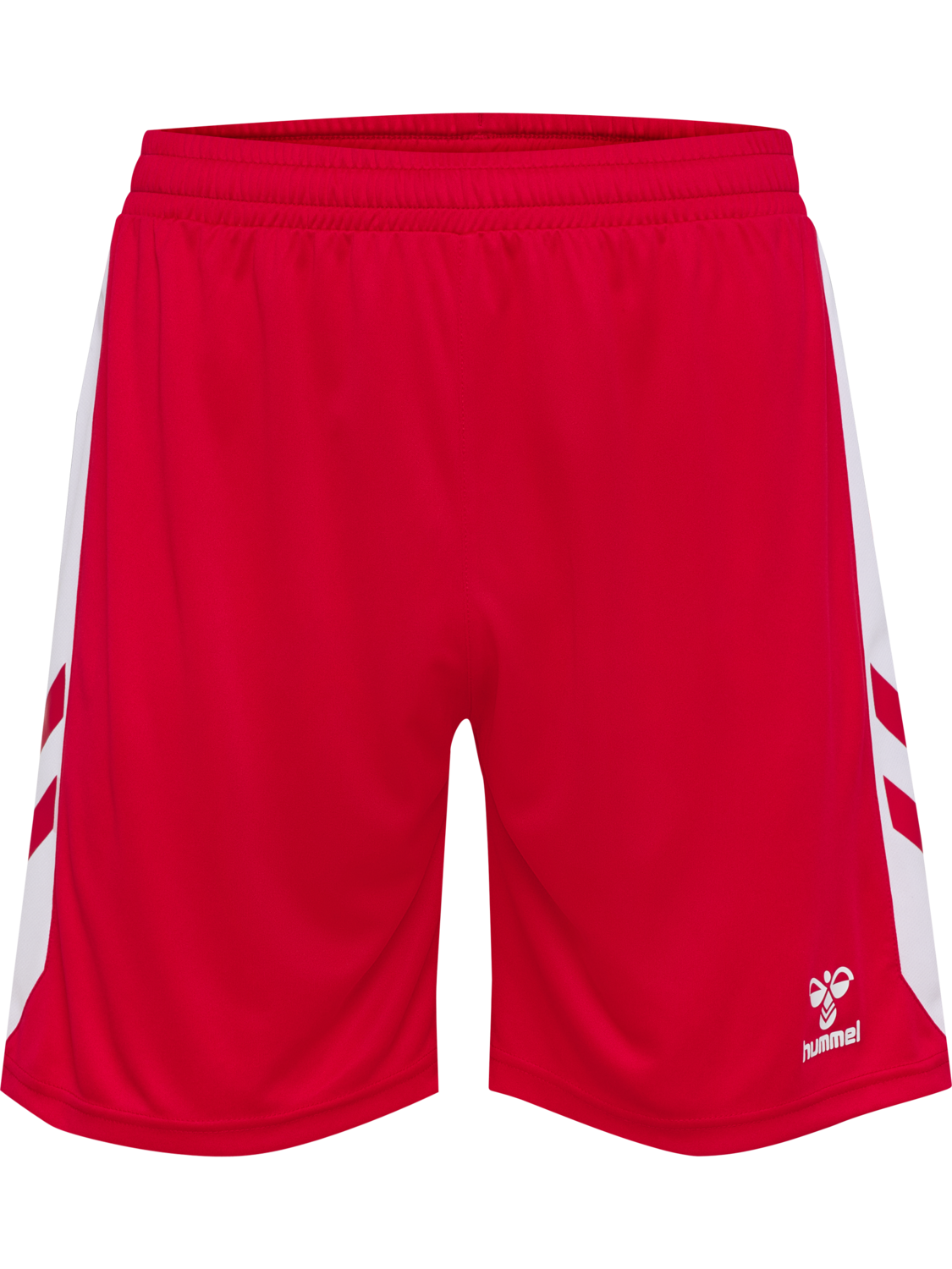 hmlMATCH SHORTS, TRUE RED/WHITE, packshot