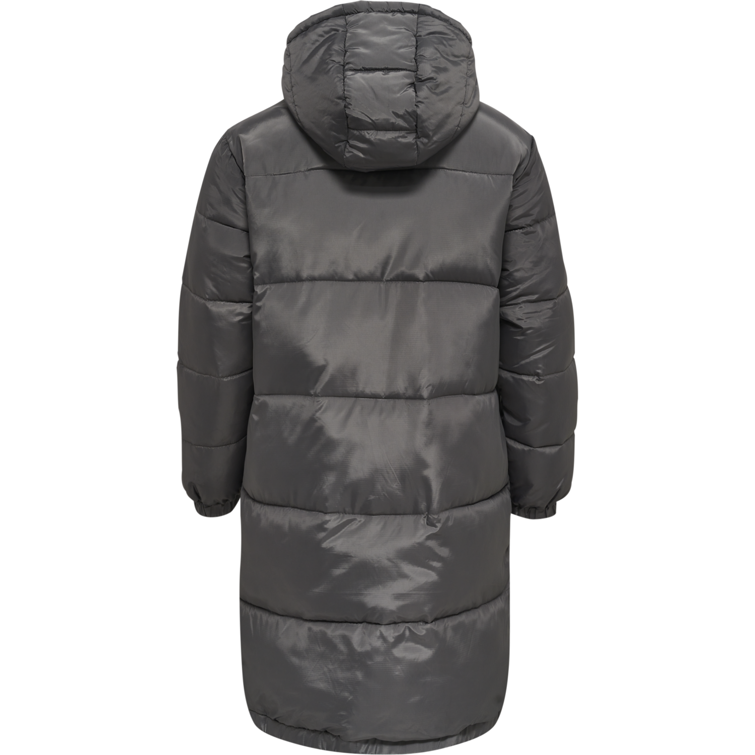 hmlLGC NICOLA LONG PUFF COAT, BLACKENED PEARL, packshot