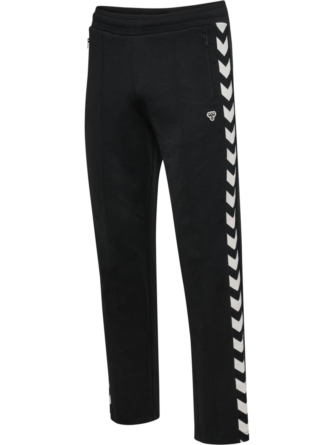 hmlARCHIVE REGULAR POLY PANTS, BLACK, packshot